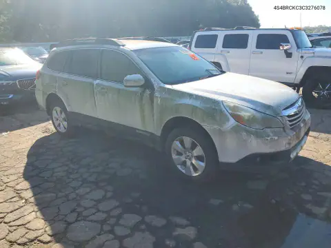 4S4BRCKC3C3276078 — 2012 Subaru Outback, фото 4 с аукциона Copart 16.10.2026, Передняя часть