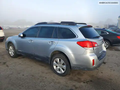 2012 Subaru Outback 2.5I VIN 4S4BRCAC5C3265083 фото 2