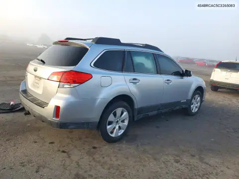 2012 Subaru Outback 2.5I VIN 4S4BRCAC5C3265083 фото 3