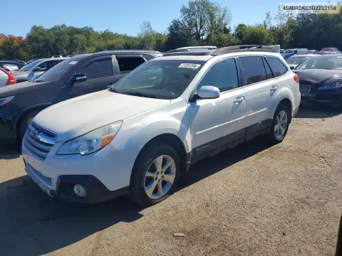 4S4BRDKC5D2232158 — 2013 Subaru Outback, Подтопление, фото до ремонта