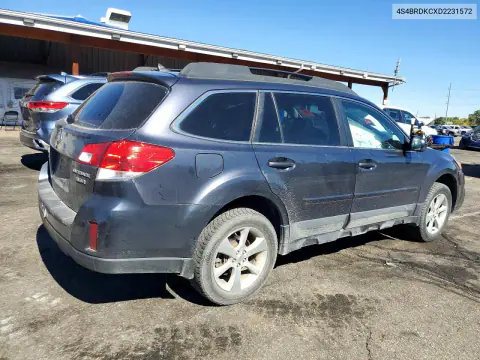 2013 Subaru Outback 3.6R Limited VIN 4S4BRDKCXD2231572 фото 3