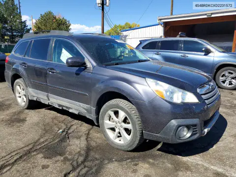 2013 Subaru Outback 3.6R Limited VIN 4S4BRDKCXD2231572 фото 4