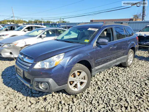 4S4BRDPC4D2275303 — 2013 Subaru Outback, Подтопление, фото до ремонта