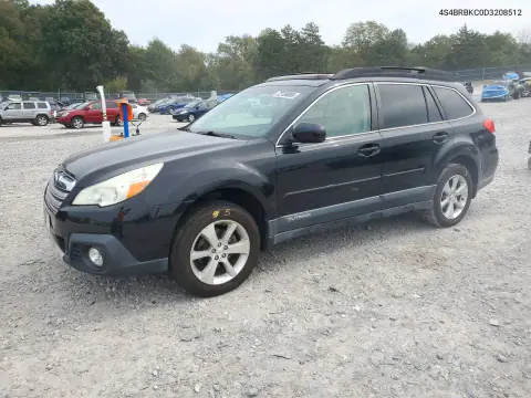 2013 Subaru Outback 2.5I Limited VIN 4S4BRBKC0D3208512 фото 1