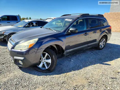 2013 Subaru Outback 2.5I Premium VIN 4S4BRBBC2D3257940 фото 1
