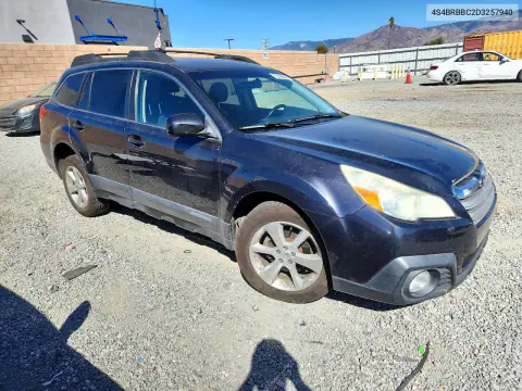 2013 Subaru Outback 2.5I Premium VIN 4S4BRBBC2D3257940 фото 4
