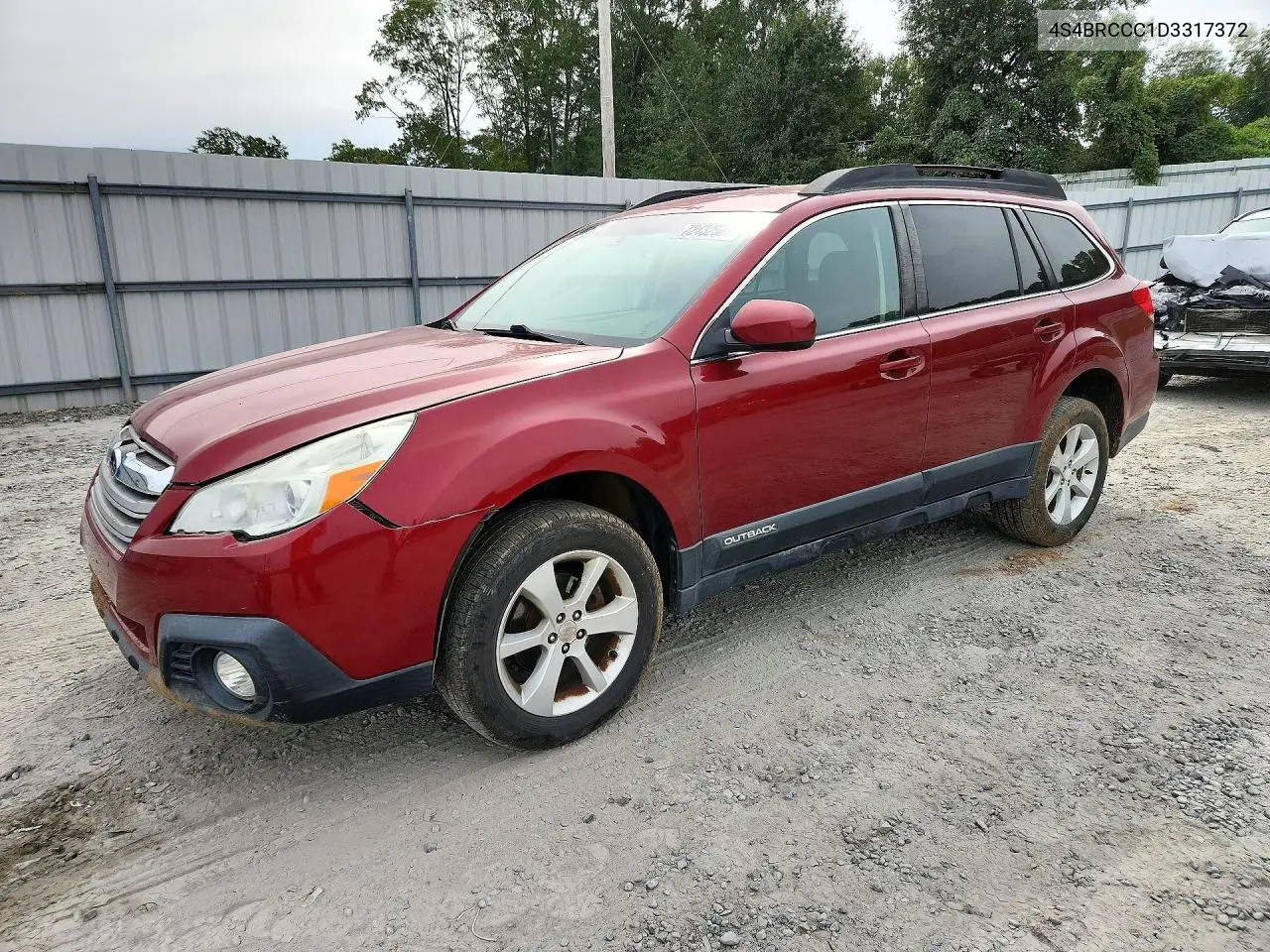 2013 Subaru Outback 2.5I Premium VIN 4S4BRCCC1D3317372 фото 1