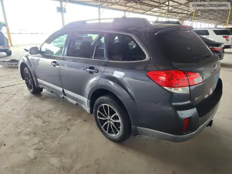 4S4BRBCC5D3288095 — 2013 Subaru Outback, фото 2 с аукциона Copart, Передняя часть