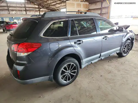 4S4BRBCC5D3288095 — 2013 Subaru Outback, фото 3 с аукциона Copart, Передняя часть
