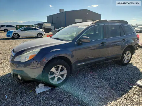 2014 Subaru Outback 2.5I Limited VIN 4S4BRBKC6E3302136 фото 1