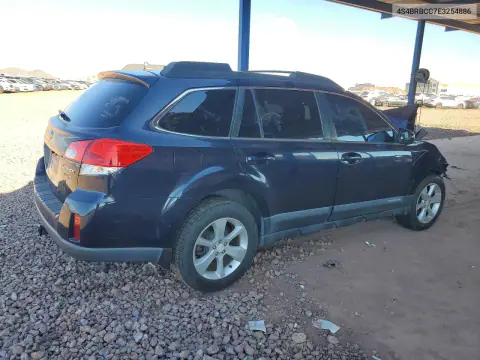2014 Subaru Outback 2.5I Premium VIN 4S4BRBCC7E3254886 фото 3