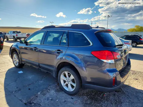 2014 Subaru Outback 2.5I Premium VIN 4S4BRBCC3E3222453 фото 2