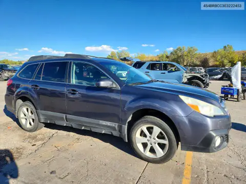 2014 Subaru Outback 2.5I Premium VIN 4S4BRBCC3E3222453 фото 4