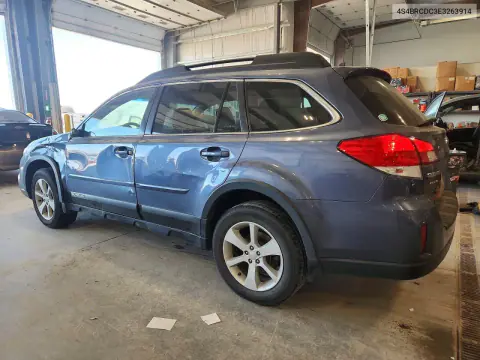 2014 Subaru Outback 2.5I Premium VIN 4S4BRCDC3E3263914 фото 2