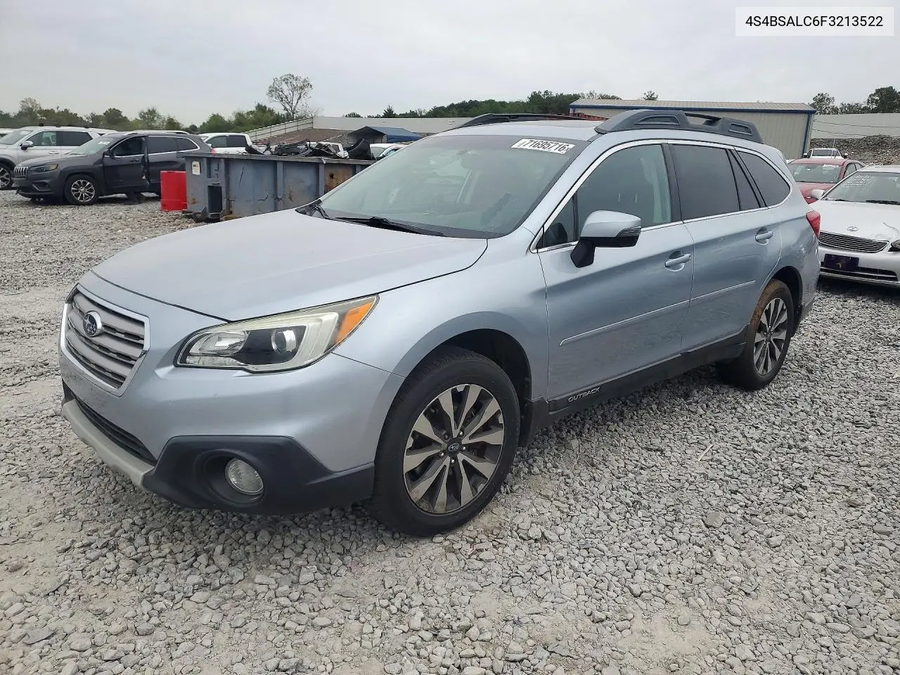 2015 Subaru Outback 2.5I Limited VIN 4S4BSALC6F3213522 фото 1