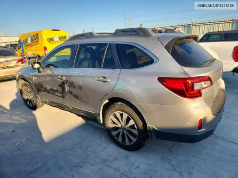 2015 Subaru Outback 2.5I Limited VIN 4S4BSANC4F3315155 фото 2