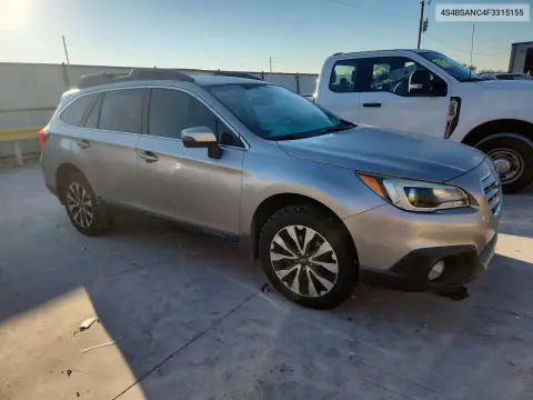 2015 Subaru Outback 2.5I Limited VIN 4S4BSANC4F3315155 фото 4