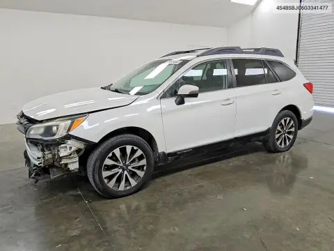 4S4BSBJC6G3341477 — 2016 Subaru Outback, Передняя часть, фото до ремонта
