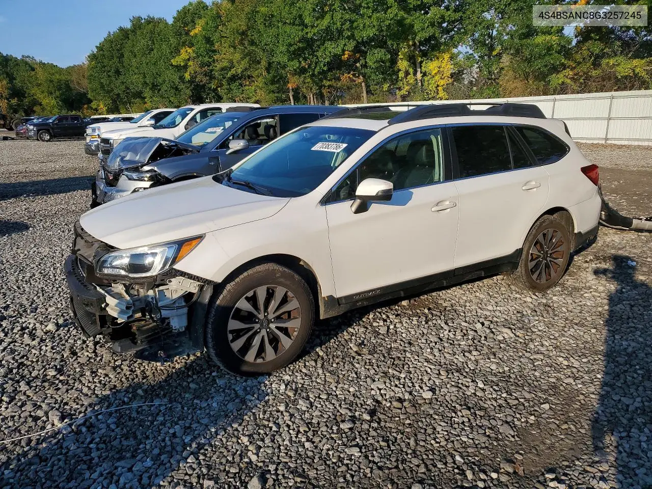 2016 Subaru Outback 2.5I Limited VIN 4S4BSANC8G3257245 фото 1