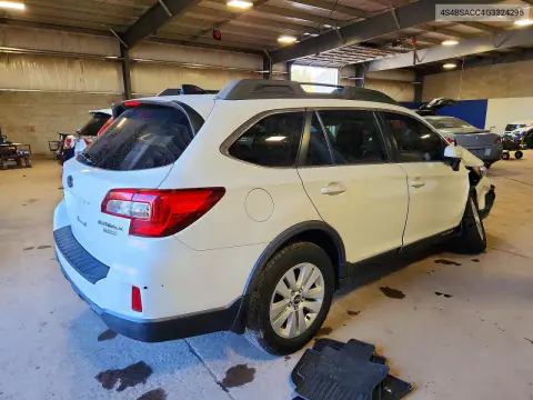 2016 Subaru Outback 2.5I Premium VIN 4S4BSACC4G3324295 фото 3