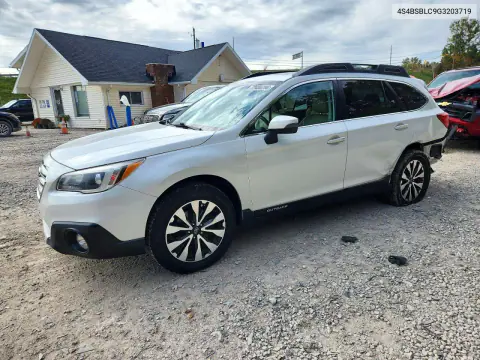 4S4BSBLC9G3203719 — 2016 Subaru Outback, Задняя часть, фото до ремонта