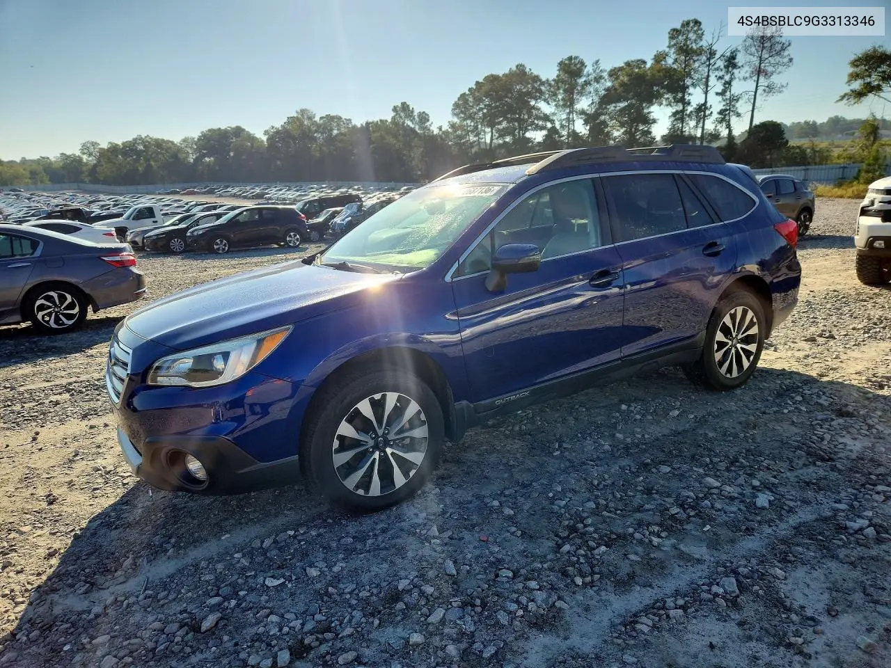 2016 Subaru Outback 2.5I Limited VIN 4S4BSBLC9G3313346 фото 1