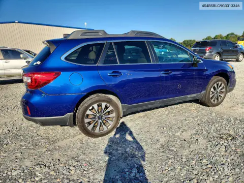 2016 Subaru Outback 2.5I Limited VIN 4S4BSBLC9G3313346 фото 3