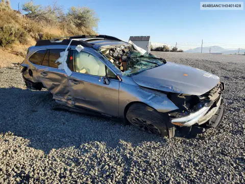 2017 Subaru Outback 2.5I Limited VIN 4S4BSANC1H3401428 фото 4