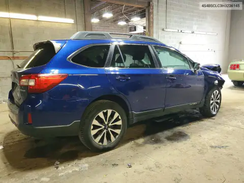 4S4BSCLC3H3226145 — 2017 Subaru Outback, фото 3 с аукциона Copart 19.10.2026, Пожар