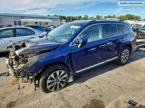 4S4BSATC5H3433544 — 2017 Subaru Outback, Пожар, фото до ремонта