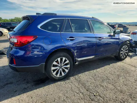 2017 Subaru Outback Touring VIN 4S4BSATC5H3433544 фото 3