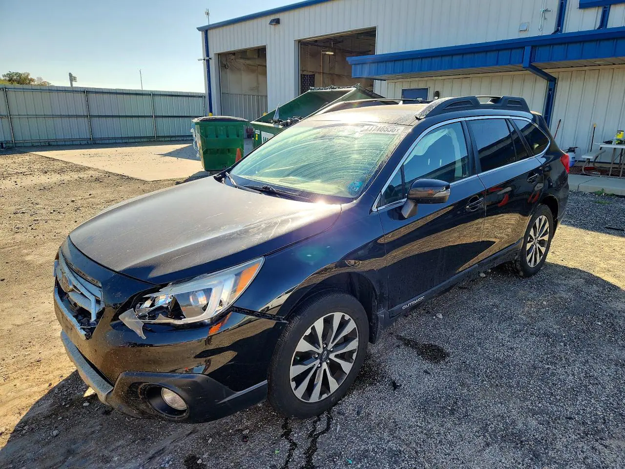 4S4BSANC6H3221958 Subaru Outback 2017 — повреждение Передняя часть, фото до ремонта