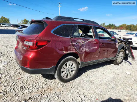 2017 Subaru Outback 2.5I Premium VIN 4S4BSAHCXH3226558 фото 3