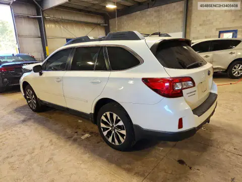 2017 Subaru Outback 3.6R Limited VIN 4S4BSENC2H3405608 фото 2