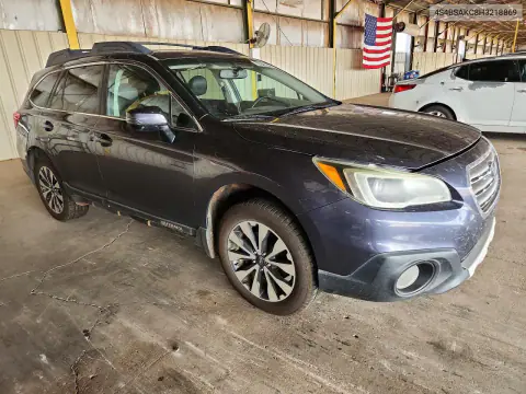 2017 Subaru Outback 2.5I Limited VIN 4S4BSAKC8H3218869 фото 4