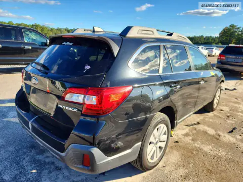 2018 Subaru Outback 2.5I Premium VIN 4S4BSACC2J3303517 фото 3