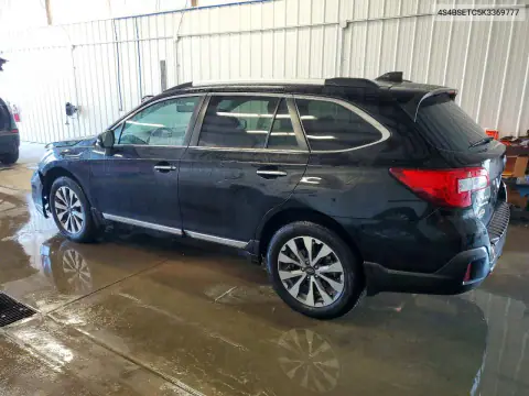 4S4BSETC5K3369777 — 2019 Subaru Outback, фото 2 с аукциона Copart, Передняя часть