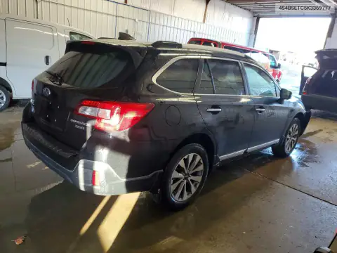 4S4BSETC5K3369777 — 2019 Subaru Outback, фото 3 с аукциона Copart, Передняя часть