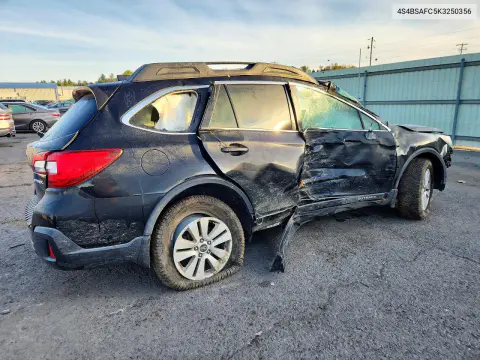 2019 Subaru Outback 2.5I Premium VIN 4S4BSAFC5K3250356 фото 3
