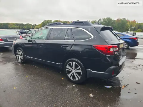 2019 Subaru Outback 2.5I Limited VIN 4S4BSANC4K3307051 фото 2