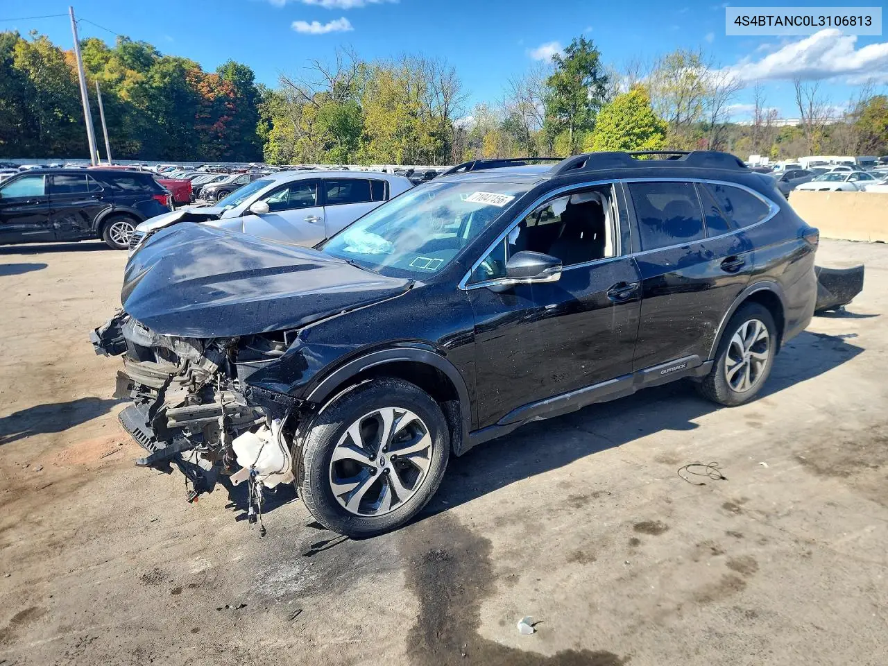 2020 Subaru Outback Limited VIN 4S4BTANC0L3106813 фото 1