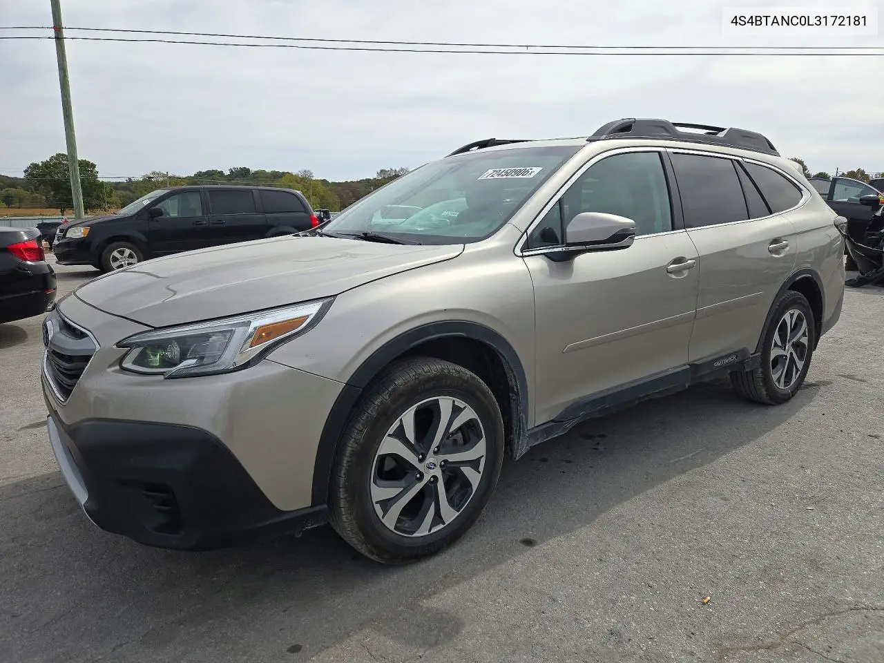 2020 Subaru Outback Limited VIN 4S4BTANC0L3172181 фото 1