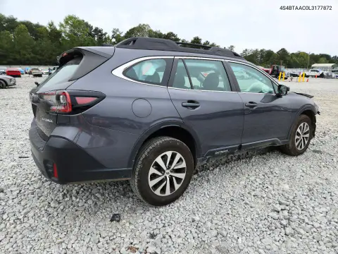 2020 Subaru Outback VIN 4S4BTAAC0L3177872 фото 3