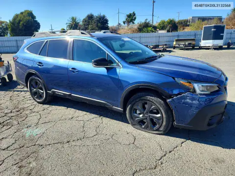 2020 Subaru Outback Onyx Edition Xt VIN 4S4BTGKD0L3132568 фото 4