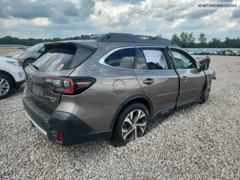 2021 Subaru Outback Limited Xt VIN 4S4BTGND5M3163554 фото 3