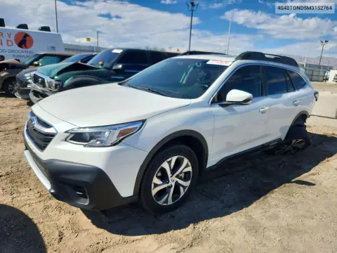 4S4BTGND5M3152764 — 2021 Subaru Outback, Сторона, фото до ремонта
