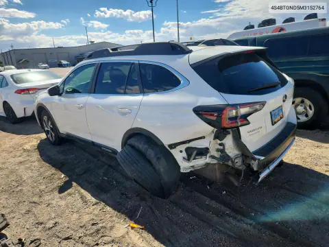 2021 Subaru Outback Limited Xt VIN 4S4BTGND5M3152764 фото 2