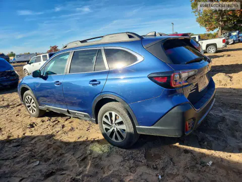 2022 Subaru Outback Premium VIN 4S4BTACCXN3180763 фото 2