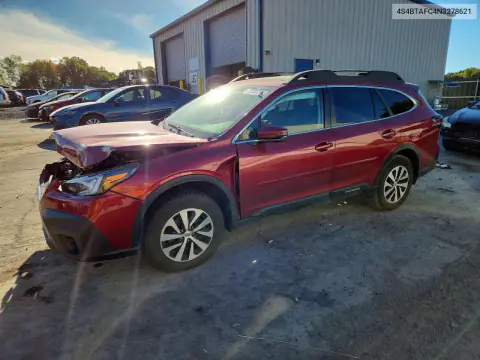 4S4BTAFC4N3278621 — 2022 Subaru Outback, Передняя часть, фото до ремонта