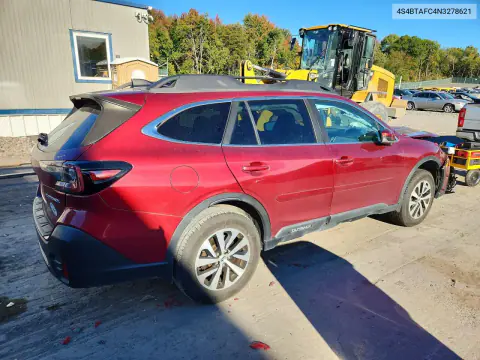 2022 Subaru Outback Premium VIN 4S4BTAFC4N3278621 фото 3